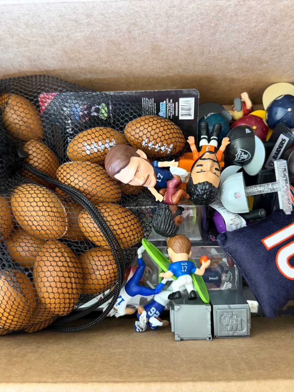 Lot of Football and Basketball figures